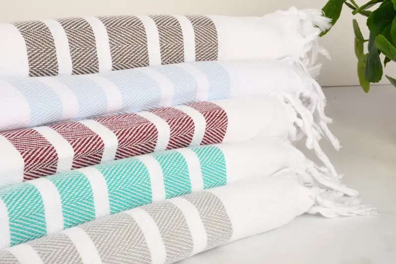 Personalized Dish Towel, Maid Of Honor Gift, Kitchen Towel, 36x24 Cotton Herringbone Towel, Monogram Kitchen Towel, Customized Turkish Towel - 4