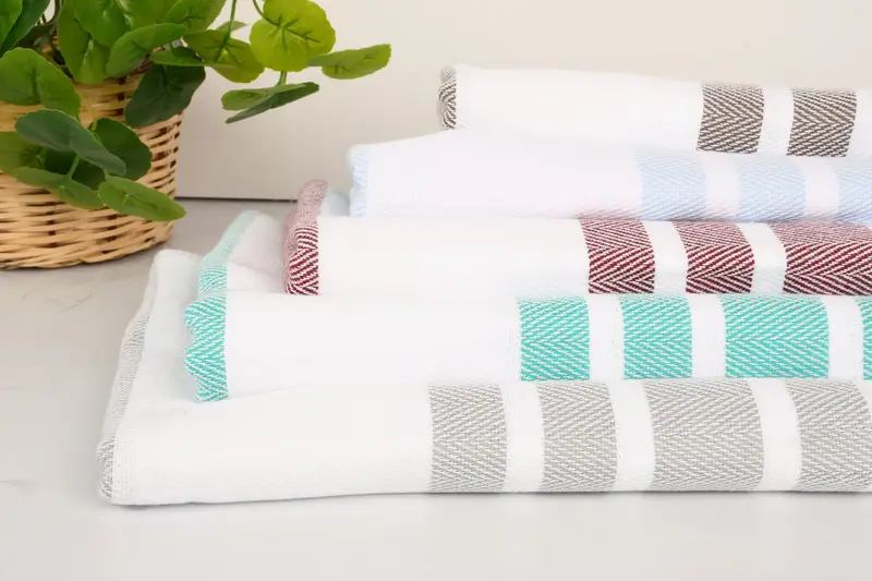 Personalized Dish Towel, Maid Of Honor Gift, Kitchen Towel, 36x24 Cotton Herringbone Towel, Monogram Kitchen Towel, Customized Turkish Towel - 2