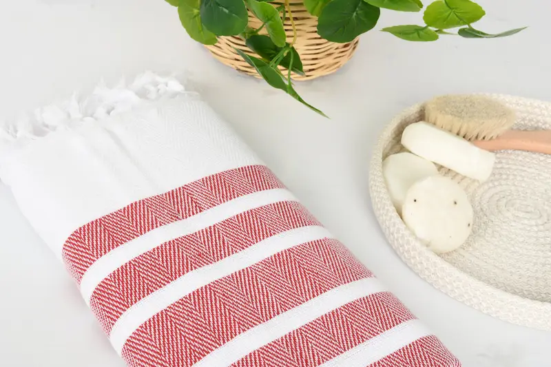 Personalized Dish Towel, Maid Of Honor Gift, Kitchen Towel, 36x24 Cotton Herringbone Towel, Monogram Kitchen Towel, Customized Turkish Towel - 5