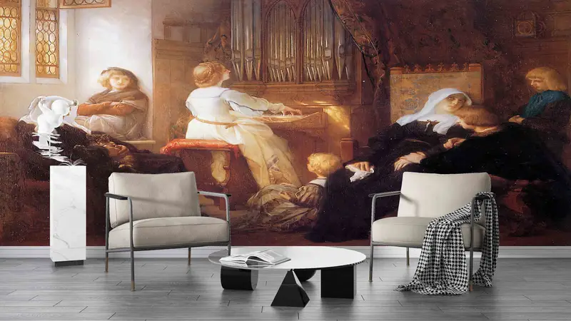 Alexandre Cabanel Wall Decals, Wallpaper Border, Famous Mural, Oil Wall Mural, Gift For Him, Classic Wall Paper, Wall Mural Wallpaper, - 3