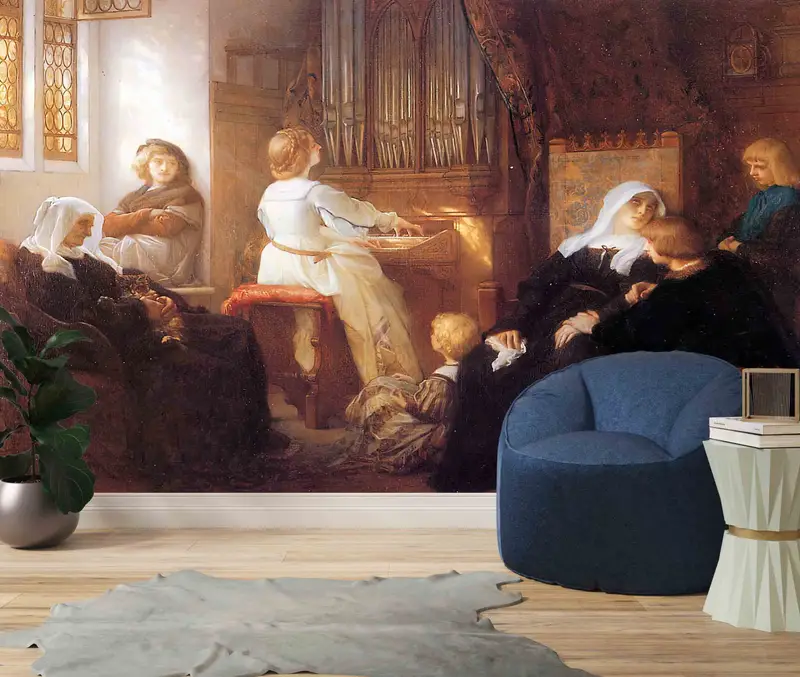 Alexandre Cabanel Wall Decals, Wallpaper Border, Famous Mural, Oil Wall Mural, Gift For Him, Classic Wall Paper, Wall Mural Wallpaper, - 2