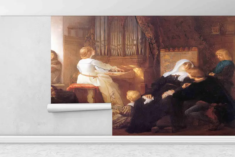 Alexandre Cabanel Wall Decals, Wallpaper Border, Famous Mural, Oil Wall Mural, Gift For Him, Classic Wall Paper, Wall Mural Wallpaper, - 1
