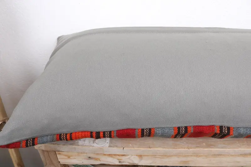 Pillow Case, Boho Pillow, Couch Pillow Case, 16x36 Red Pillow Cover, Pillow for Sofa, Gift Pillow, Pet Pillow Case, Square Throw Cushion - 7