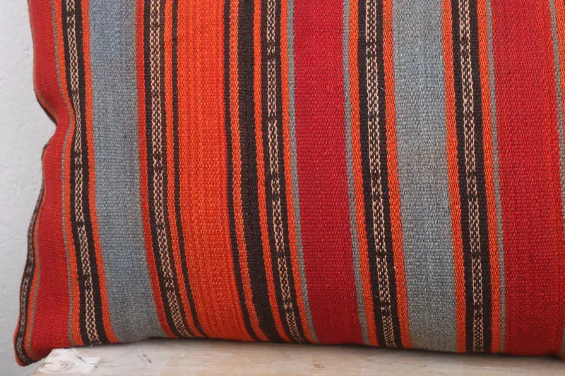 Pillow Case, Boho Pillow, Couch Pillow Case, 16x36 Red Pillow Cover, Pillow for Sofa, Gift Pillow, Pet Pillow Case, Square Throw Cushion - 3