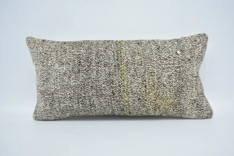 Pillow, Antique Pillows, Yoga Pillow Cover, Gift Pillow, Indoor Cushion Cover, Interior Designer Pillow, Bed Cushion, 12x24 Beige Pillow - 1