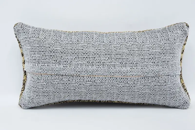 8x16 Brown Cushion Case, Pillow Case, Boho Pillow Sham Cover, Kilim Cushion Sham, Vintage Kilim Pillow Cushion Cover, Vintage Kilim Throw Pillow - 6