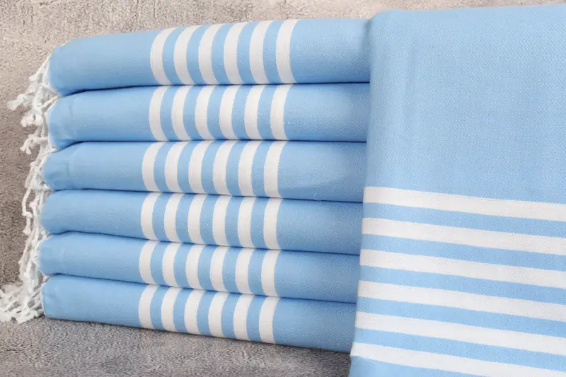 Gifts For Him, 70x40 Cotton Striped Towel, Sand-resistant towel, Monogrammed Beach Towel, Valentines Day Gift, Large Beach Towel Personalized - 1
