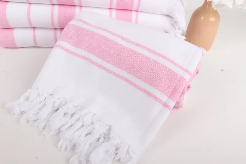Turkish Towel Beach, Bachelorette Party Gift, Personalized Wedding Gift For Couple, Spa Gift Towel, 68x36 Cotton Striped Terry Towel, Turkish towel - 4