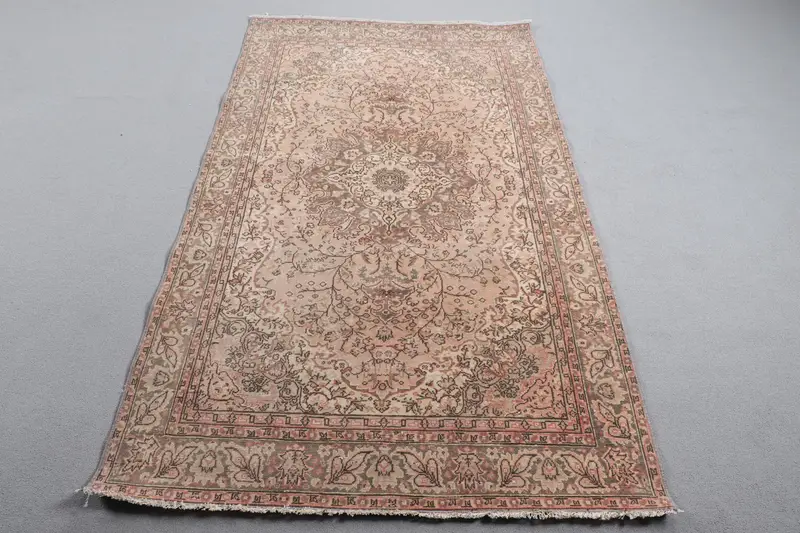 Turuncu Güneybatı Halısı, 3,8x6,6 ft Canlı Dekor