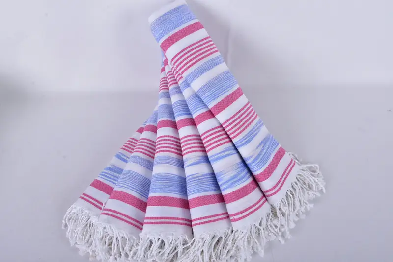 Towel With Name, Holiday Towel, Personalized Beach Towel, Personalized Bridesmaid Gift, Peshtemal, 70x40 Cotton Striped Towel, Custom Wedding Gift - 4