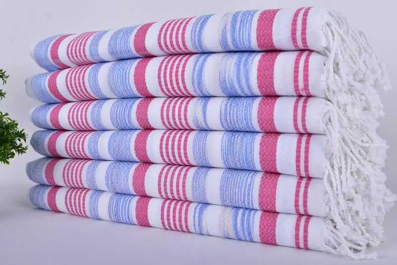 Towel With Name, Holiday Towel, Personalized Beach Towel, Personalized Bridesmaid Gift, Peshtemal, 70x40 Cotton Striped Towel, Custom Wedding Gift - 3