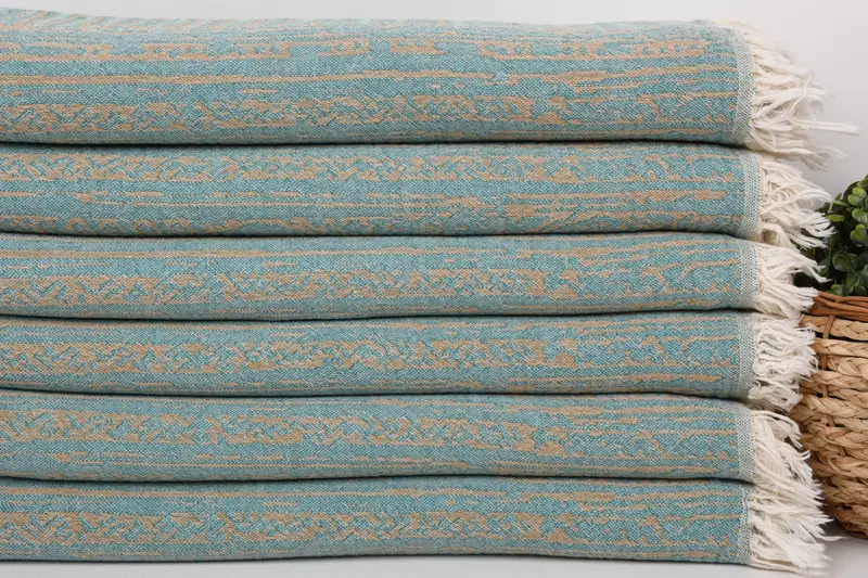 70x40 Cotton Patterned Towel, Bachelorette Gifts, Custom Gift, Gift For Best Friend, Bridal Shower Gift, Quick-drying cotton Turkish beach towel - 3