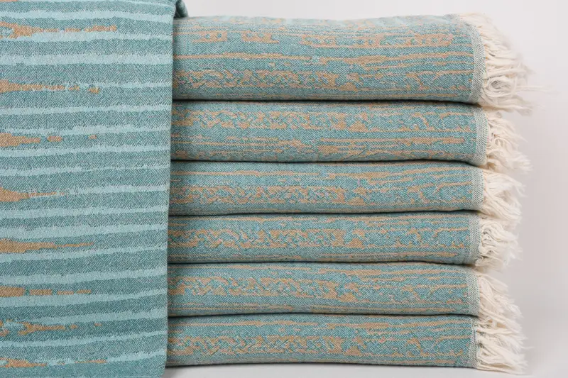 70x40 Cotton Patterned Towel, Bachelorette Gifts, Custom Gift, Gift For Best Friend, Bridal Shower Gift, Quick-drying cotton Turkish beach towel - 1