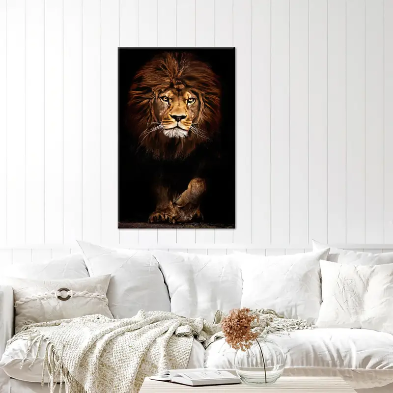 野生動物キャンバス: あなたの男の洞窟のための現代動物アート