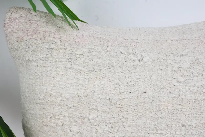 Pillow for Couch, Handmade Kilim Cushion, Cushion Cover, 14x14 White Cushion Case, Pillow for Sofa, Art Deco Cushion, Farmhouse Pillow Cover - 2