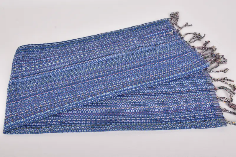 38x18コットンカラフルなダイヤモンドタオル、トルコのハンドタオル、トルコのタオル、花嫁のための独身パーティーギフト、結婚式の好意、パーソナライズされたギフト - 4