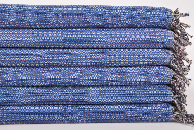 38x18コットンカラフルなダイヤモンドタオル、トルコのハンドタオル、トルコのタオル、花嫁のための独身パーティーギフト、結婚式の好意、パーソナライズされたギフト - 2