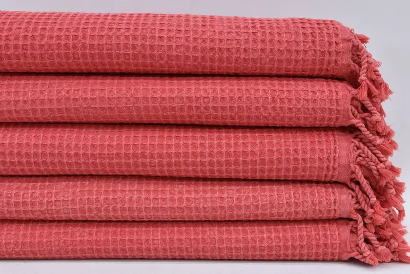 68x36 Cotton Waffle Towel, Custom Wedding Towel, House Warming Gift, Bachelorette Party Gift, Turkish bath towel, Personalized Beach Towel - 1