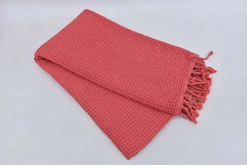 68x36 Cotton Waffle Towel, Custom Wedding Towel, House Warming Gift, Bachelorette Party Gift, Turkish bath towel, Personalized Beach Towel - 5