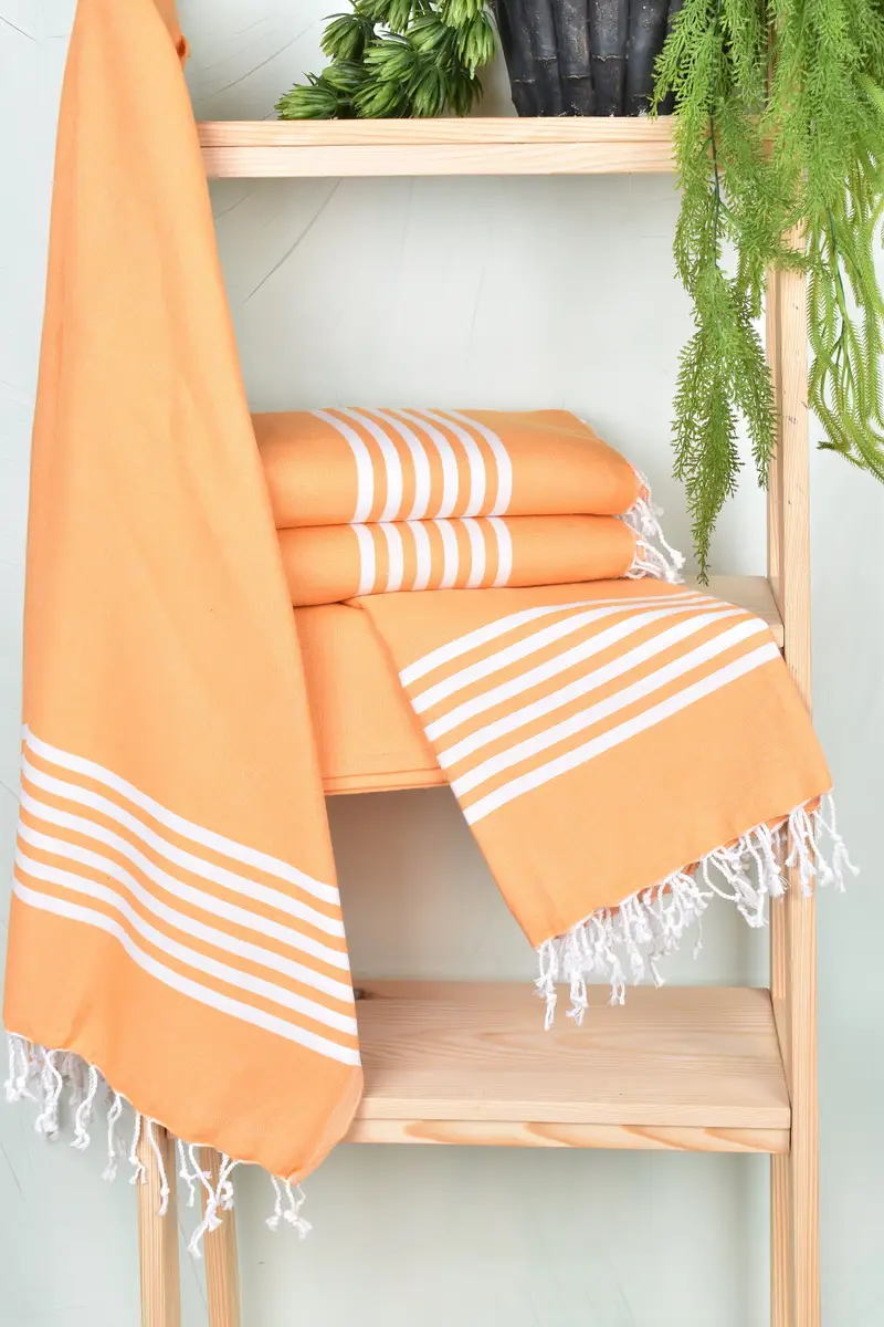 Bride Gift, Home Decor Gifts, Bachelor Towel, Beach Size Towel, Wedding Towel, 70x40 Cotton Striped Towel, Housewarming Gift, Cotton towel - 6