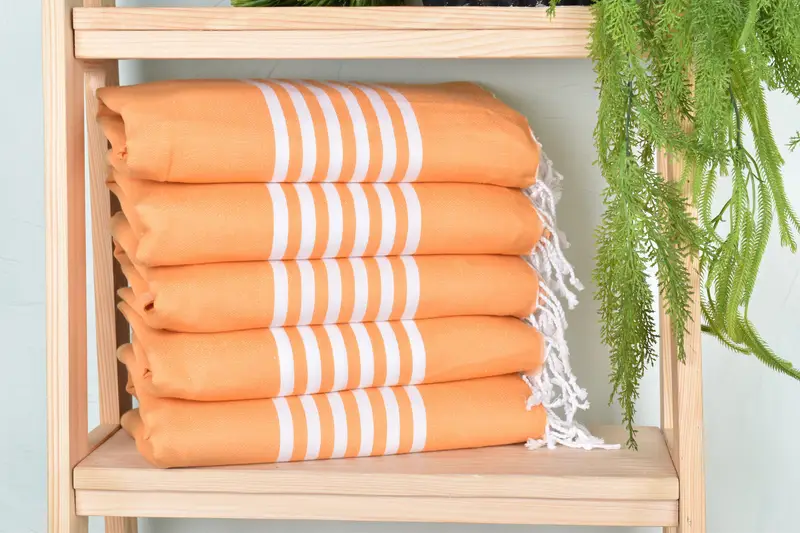 Bride Gift, Home Decor Gifts, Bachelor Towel, Beach Size Towel, Wedding Towel, 70x40 Cotton Striped Towel, Housewarming Gift, Cotton towel - 1