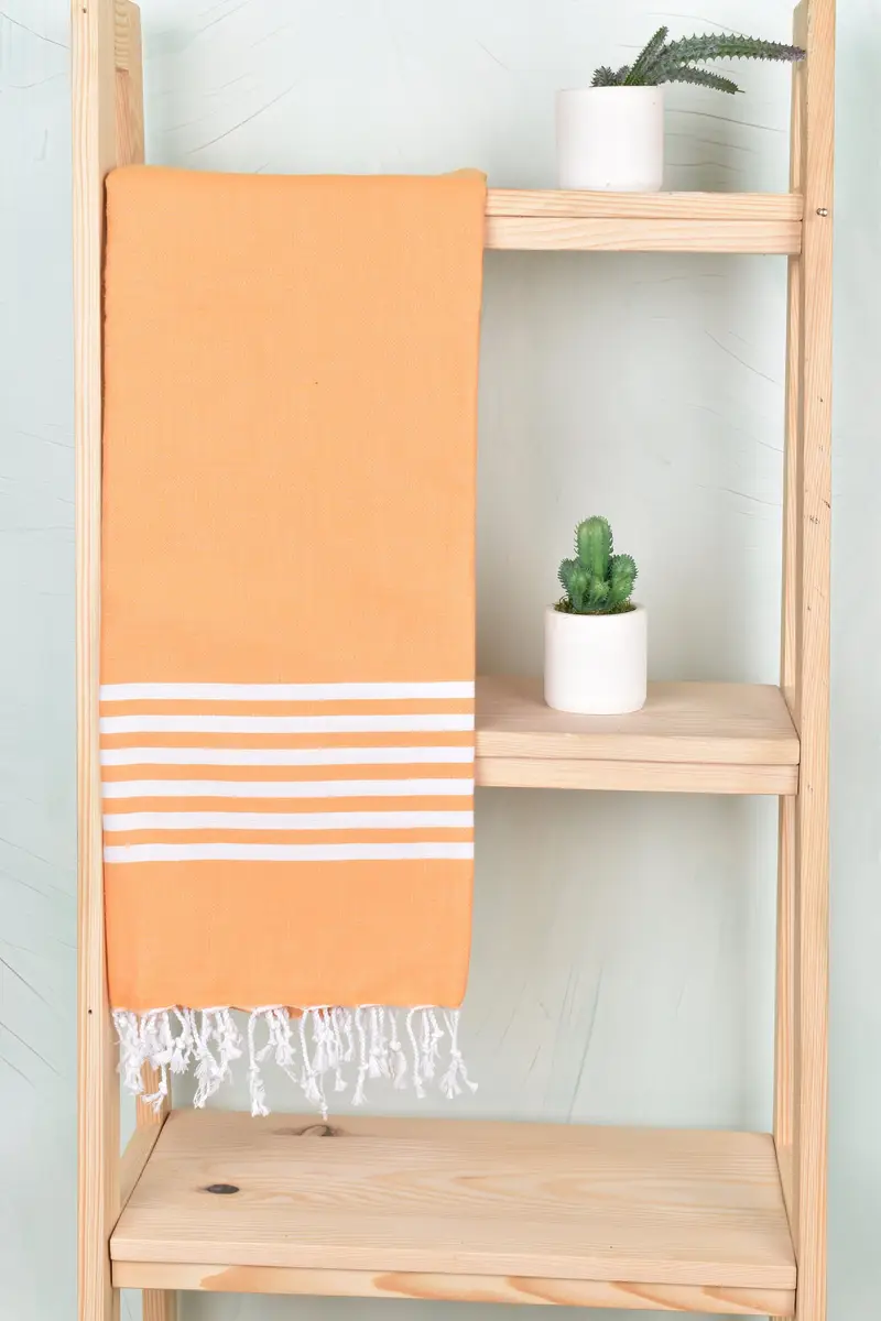 Bride Gift, Home Decor Gifts, Bachelor Towel, Beach Size Towel, Wedding Towel, 70x40 Cotton Striped Towel, Housewarming Gift, Cotton towel - 8