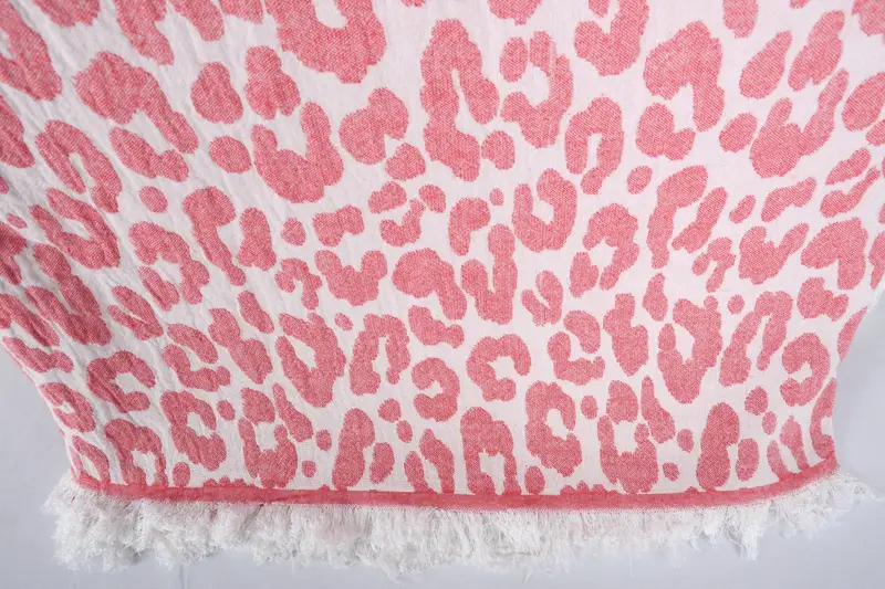 Turkish Blanket, Woven Blanket, Housewarming Gift, 96x80 Cotton Patterned Towel, Turkish Blanket Queen, Couch Throw, Beach Theme Wedding Gift - 3