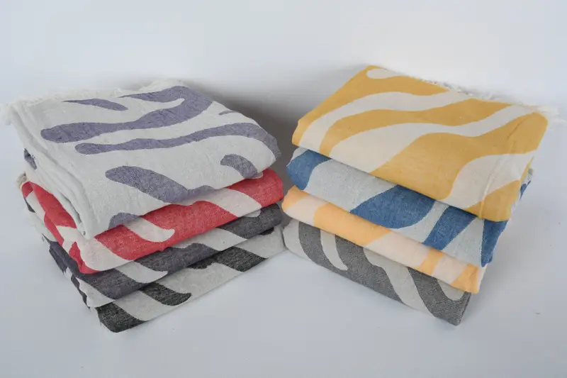Best Friend Gift, Absorbent Turkish towel, Bachelor Party Favors, Bridal Shower Favors, 70x40 Cotton Patterned Towel, Large Beach Towel Personalized - 6