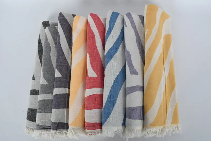 Best Friend Gift, Absorbent Turkish towel, Bachelor Party Favors, Bridal Shower Favors, 70x40 Cotton Patterned Towel, Large Beach Towel Personalized - 5