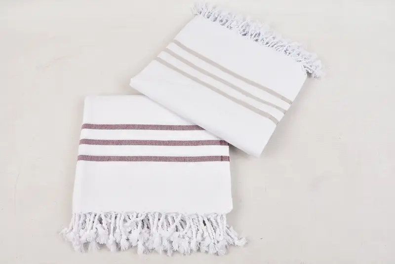 Customized Towels, Bridesmaid Gifts, Summer Gift, 40x24 Cotton Striped Towel, Personalized Gift, Gift For The Home, Bathroom Towels, Gift For Him - 7