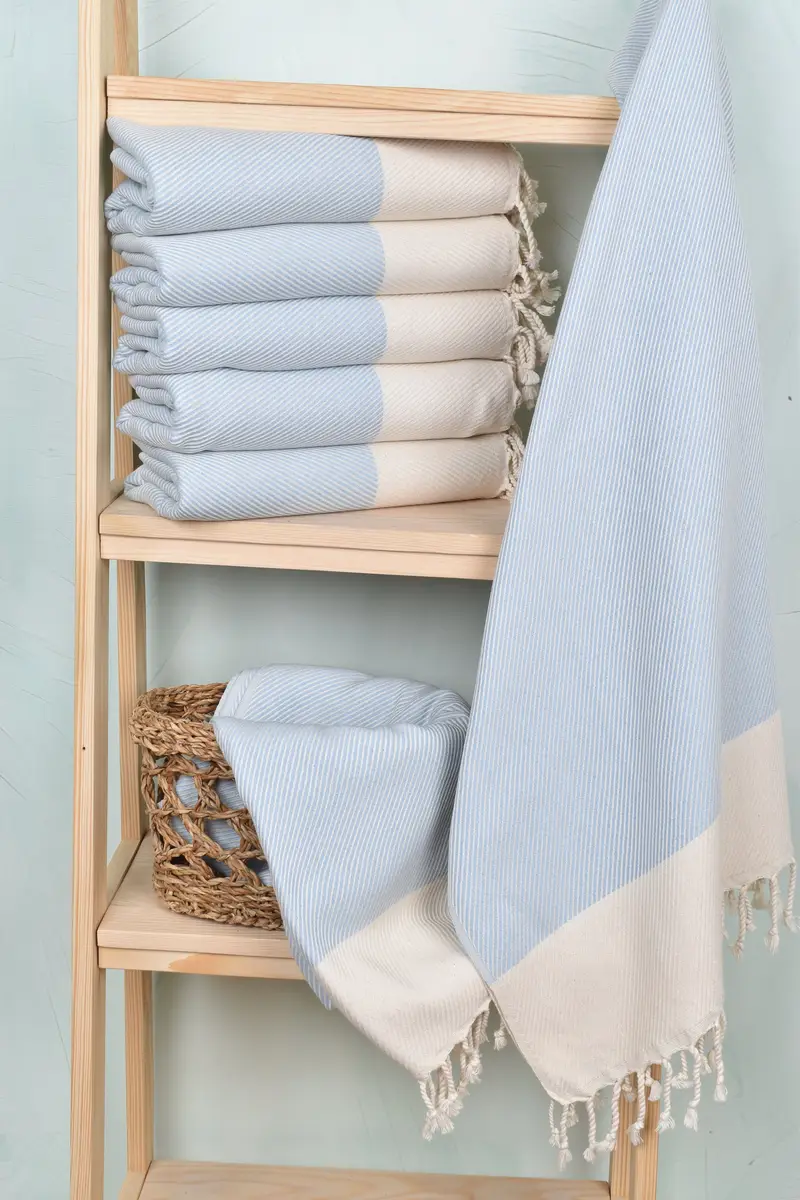 70x40 Cotton Striped Towel, Personalized Turkish Towel, Scarf Towel, Bachelor Party Gifts, Bachelorette Party Gifts Bridesmaids, Personalized Towel - 3