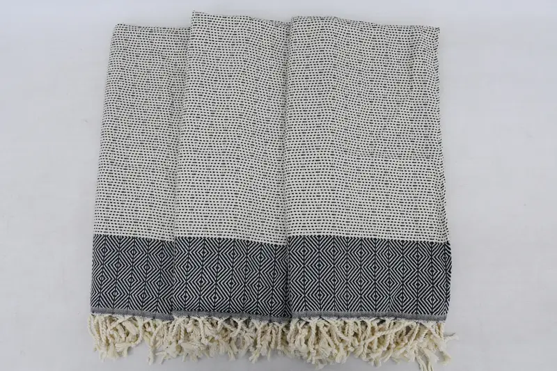 Personalized Dish Towel, Wedding Favors, 36x18 Cotton Diamond Towel, Turkish Hand Towel, Gift Boxes Tea Towels, Guest Towel, Wedding Hand Made Gift - 3