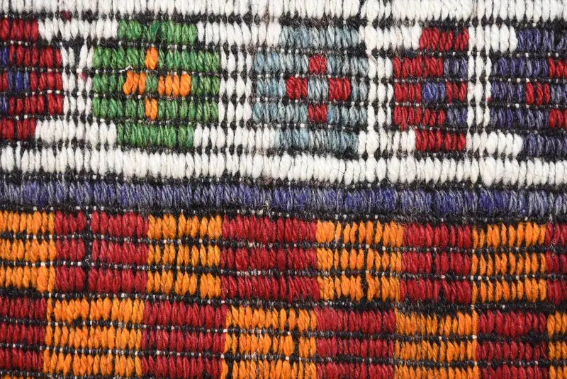 Kilim Cushion Sham, Handmade Kilim Cushion, 18x18 Orange Pillow Sham, Art Deco Pillow Case, Throw Kilim Pillow, Pillow, Ethnic Cushion Cover - 3
