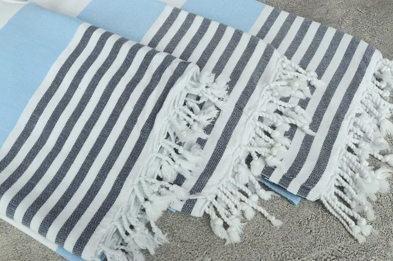 Peshtemal Towel, Personalized Gifts, Gift Boxes Towel, Monogram Beach Towel, Beach Towel Monogram, 70x40 Cotton Striped Towel, Bridal Shower Favors - 5