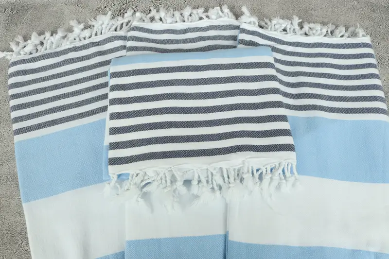 Peshtemal Towel, Personalized Gifts, Gift Boxes Towel, Monogram Beach Towel, Beach Towel Monogram, 70x40 Cotton Striped Towel, Bridal Shower Favors - 4