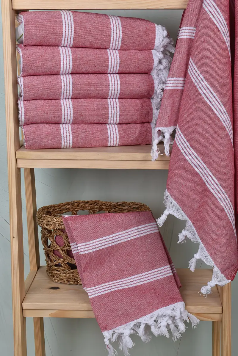 Wedding Day Gift For Bride, Turkish beach towel, 70x30 Cotton Striped Towel, Absorbent Turkish towel, Beach Size Towel, Monogram Beach Towel - 3