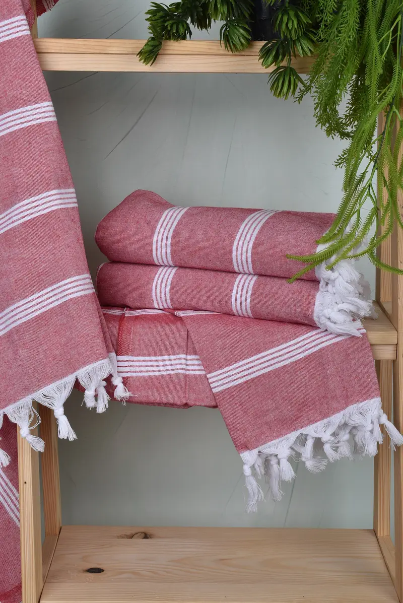 Wedding Day Gift For Bride, Turkish beach towel, 70x30 Cotton Striped Towel, Absorbent Turkish towel, Beach Size Towel, Monogram Beach Towel - 6