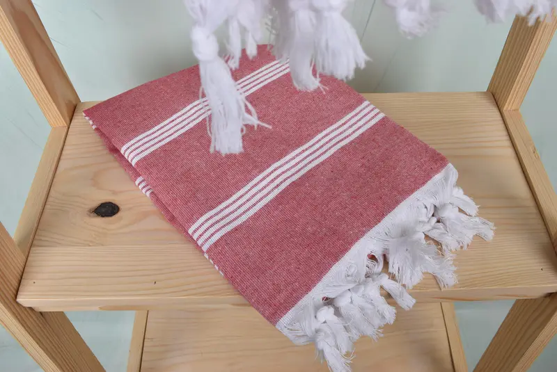 Wedding Day Gift For Bride, Turkish beach towel, 70x30 Cotton Striped Towel, Absorbent Turkish towel, Beach Size Towel, Monogram Beach Towel - 5