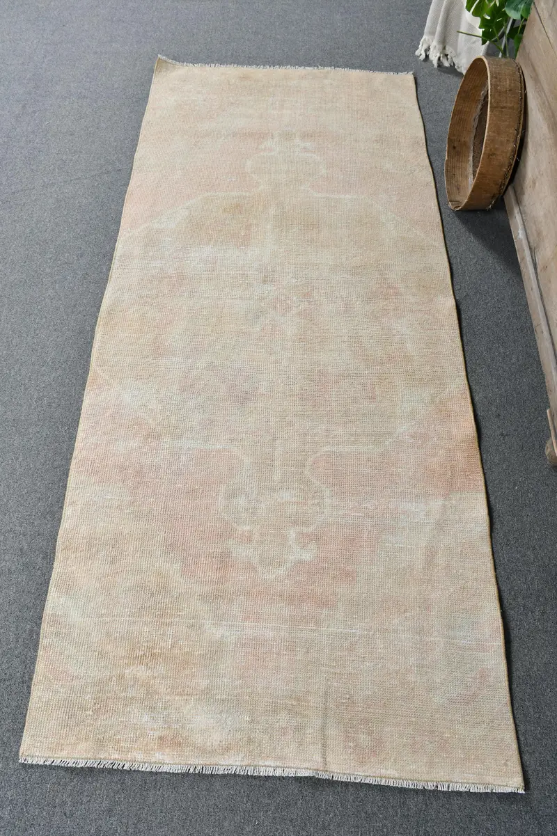 Alfombra 9x2m, estampado de plantas rosa y verde