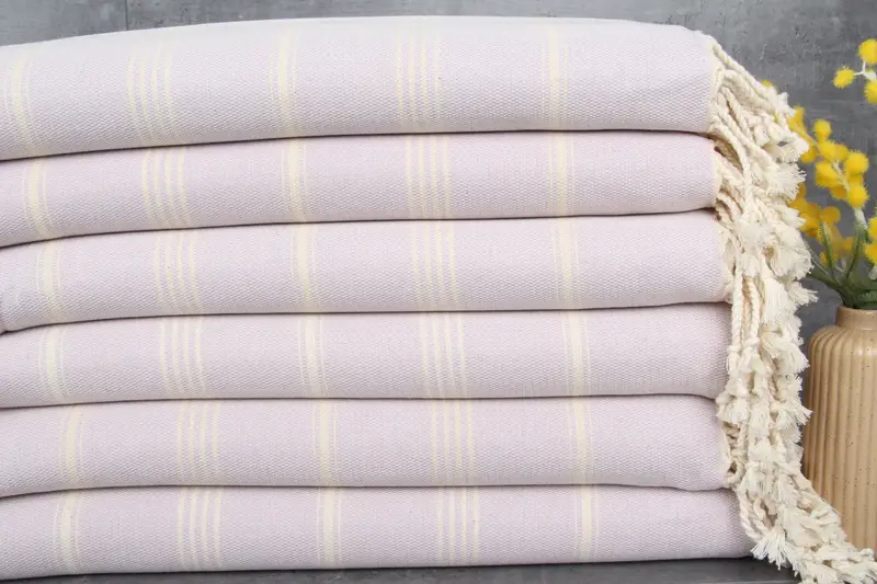 Absorbent Turkish towel, Bridesmaid Favors, Custom Beach Towels, Scarf Towel, Bath towel, Quick-Dry Beach Towel, 70x40 Cotton Striped Towel - 1
