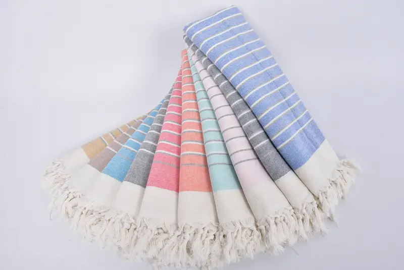 Wedding Favors, Monogrammed Hand Towel, Bridesmaid Gift, Small Bath Towels, Gifts For Him, 36x18 Cotton Striped Terry Towel, Best Friend Gift Ideas - 4