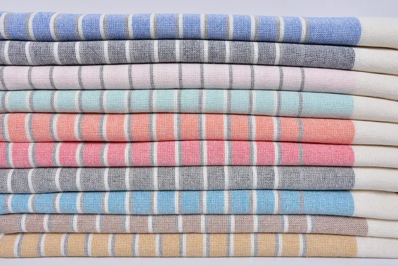 Wedding Favors, Monogrammed Hand Towel, Bridesmaid Gift, Small Bath Towels, Gifts For Him, 36x18 Cotton Striped Terry Towel, Best Friend Gift Ideas - 2