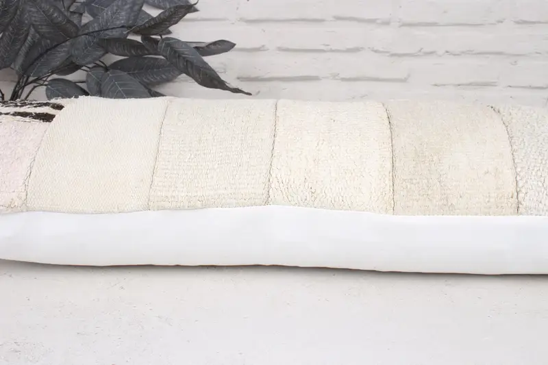 Kilim Pillow Cover, Cushion Cover, Vintage Kilim Pillow, Kilim Pillow, Lounge Throw Pillow Cover, 12x36 White Pillow Case, One Of A Kind Cushion - 5