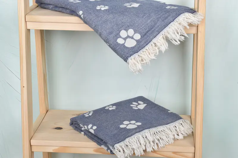 Bath towel, 70x36 Cotton Paw Design Towel, Best Friend Wedding Gift, Baby Boy Gift, Personalized Wedding Gift, Summer Towel, Bachelorette Gifts - 6