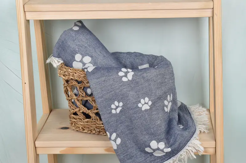Bath towel, 70x36 Cotton Paw Design Towel, Best Friend Wedding Gift, Baby Boy Gift, Personalized Wedding Gift, Summer Towel, Bachelorette Gifts - 5