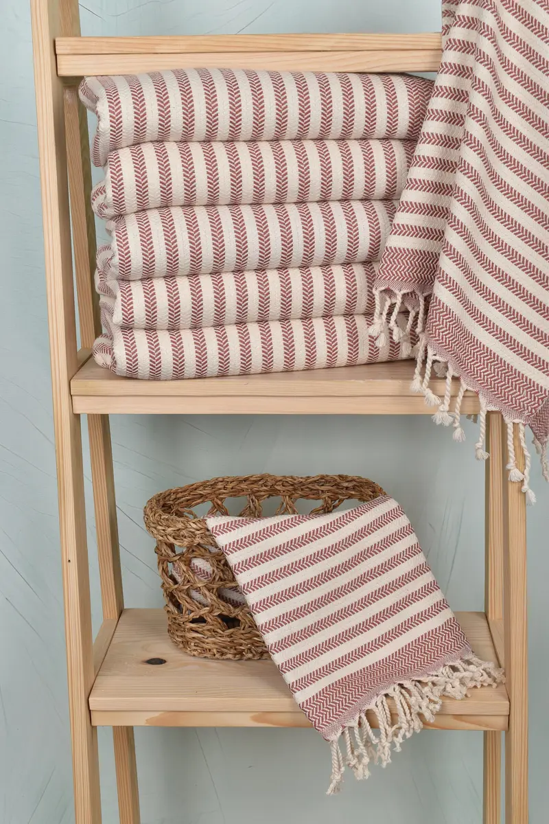 Best Friend Gift, Personalized Hand Towel, Personalized Gifts, Small Towel, Wedding Favors, 40x18 Cotton Chevron Towel, Wedding Hand Made Gift - 3