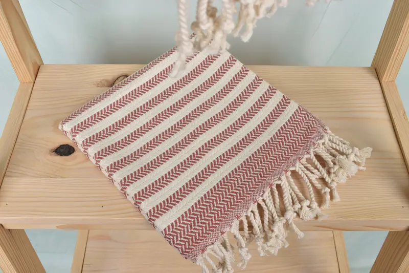 Best Friend Gift, Personalized Hand Towel, Personalized Gifts, Small Towel, Wedding Favors, 40x18 Cotton Chevron Towel, Wedding Hand Made Gift - 5