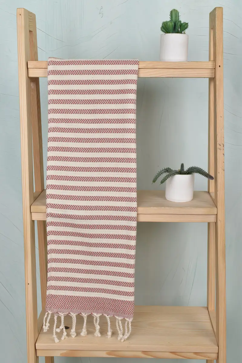 Best Friend Gift, Personalized Hand Towel, Personalized Gifts, Small Towel, Wedding Favors, 40x18 Cotton Chevron Towel, Wedding Hand Made Gift - 8