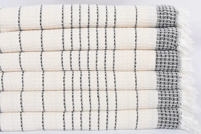 40x20 Cotton Waffle Towel, Monogram Turkish Bath Towel, Personalized Gifts, Personalized Hand Towel, Turkish Hand Towel, Home Decor Towel - 3