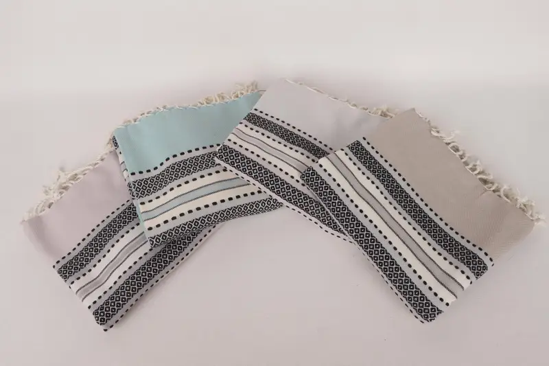 70x40 Cotton Striped Towel, Bachelorette Party Gift, Bath towel, Gift For Boyfriend, Thin and lightweight Turkish peshtemal, Custom Wedding Gifts - 2